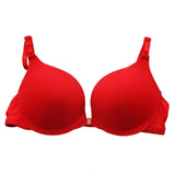 6 colors Fashion Women Sexy Lingerie Front Closure Lace Push Up Bra