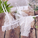 Sexy Lace Transparent Bra And Panty