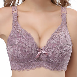 2019 spring & summer thin plus size bralette New lace bras for Women Underwear lingerie deep V sexy bra Big Plus Size brassiere